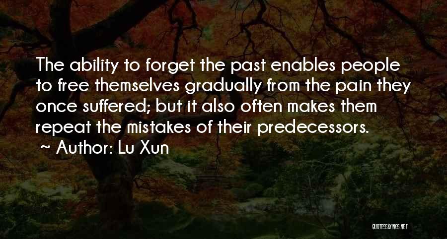 Free From Pain Quotes By Lu Xun