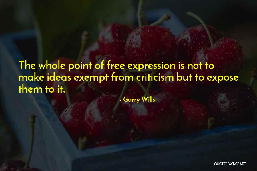 Free From Quotes By Garry Wills