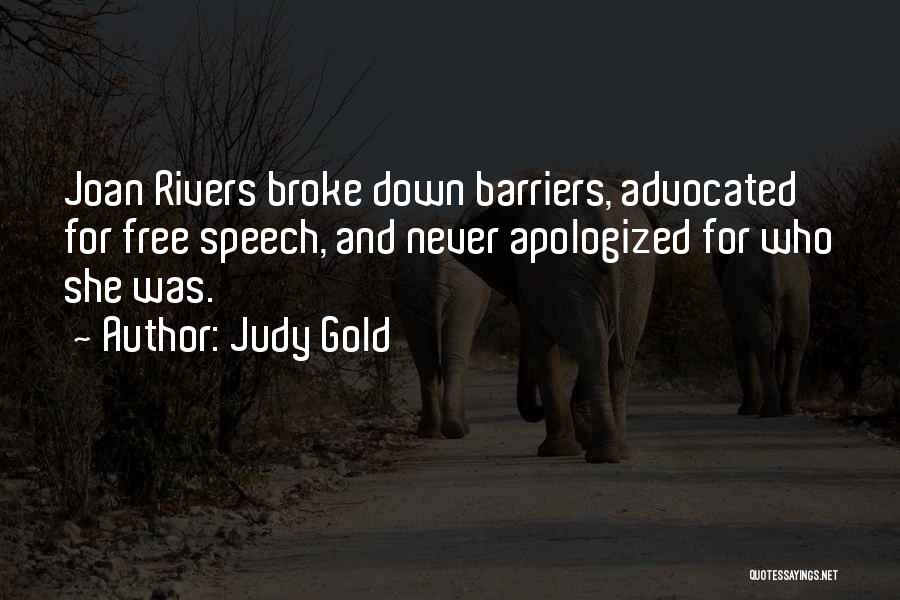 Free Gold Quotes By Judy Gold