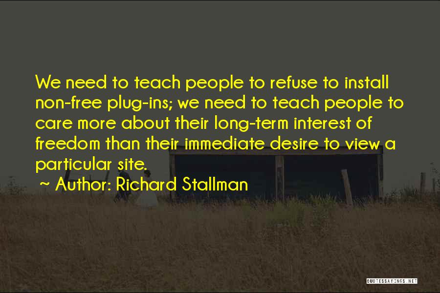 Free Long Term Care Quotes By Richard Stallman