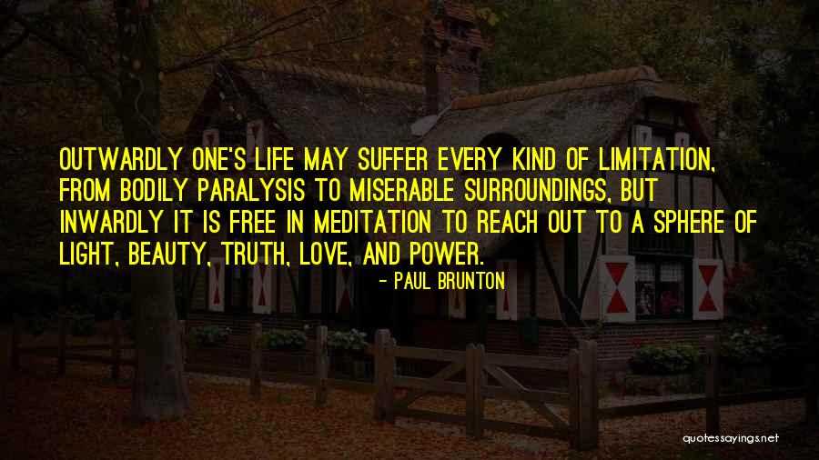 Free Love Quotes By Paul Brunton