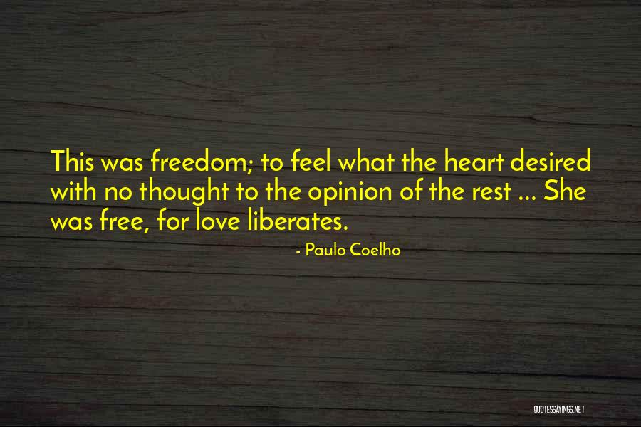 Free Love Quotes By Paulo Coelho