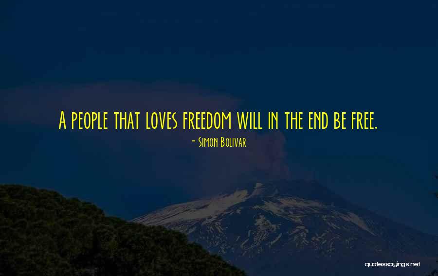 Free Love Quotes By Simon Bolivar