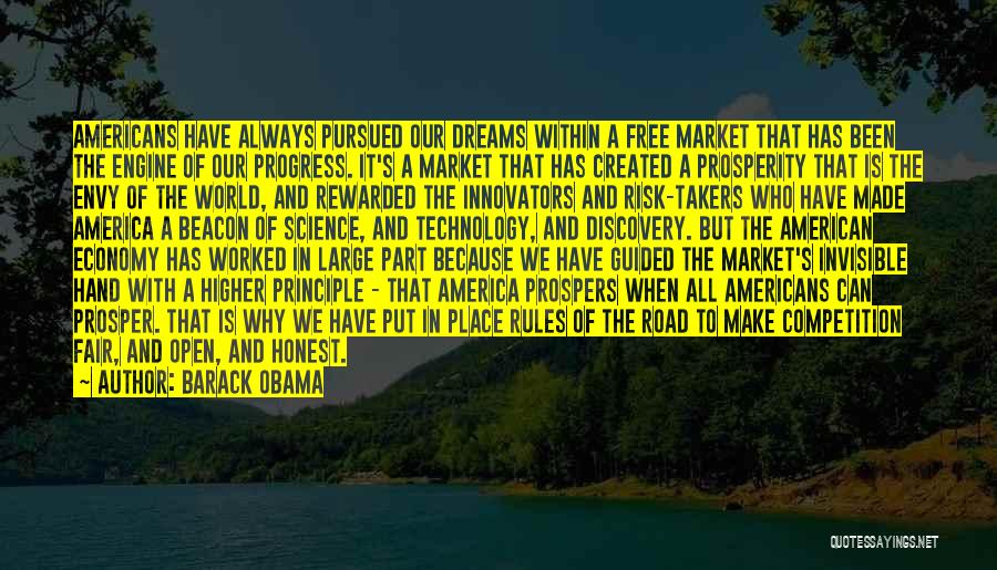 Free Market Economy Quotes By Barack Obama