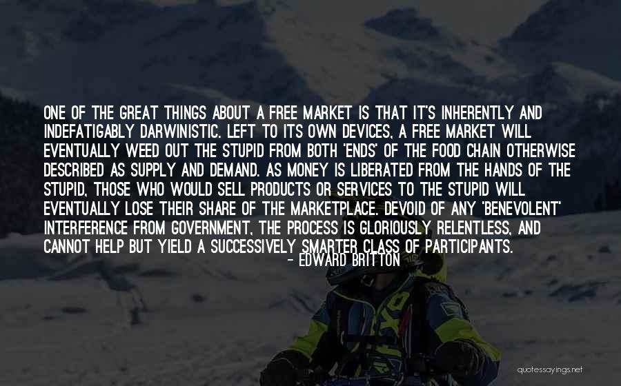 Free Market Quotes By Edward Britton