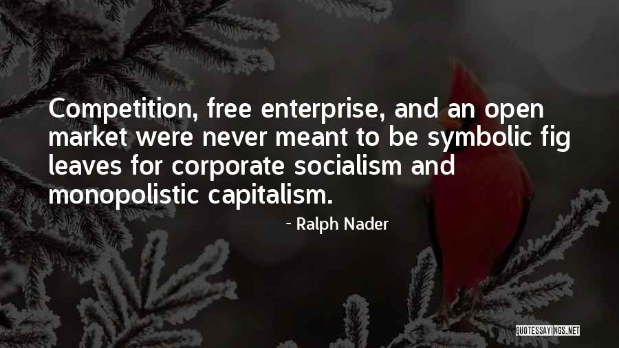 Free Market Quotes By Ralph Nader