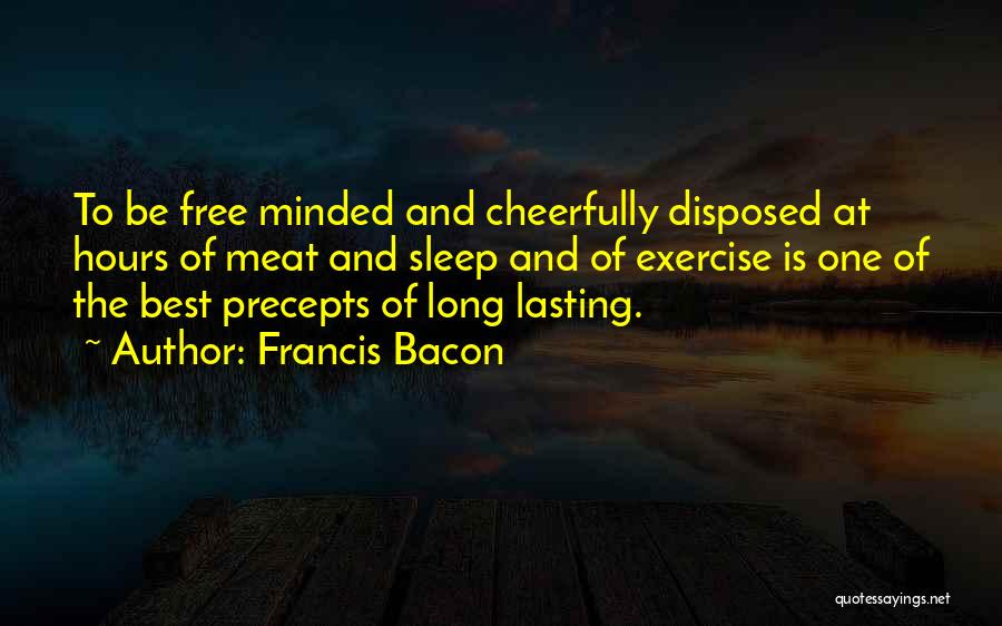 Free Minded Quotes By Francis Bacon