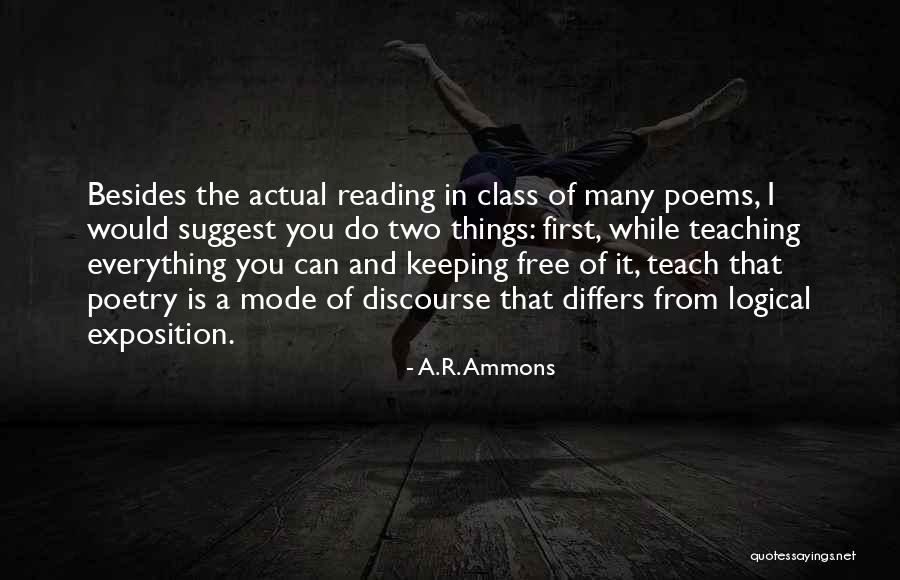 Free Poems And Quotes By A.R. Ammons