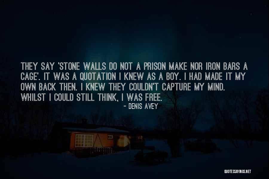 Free Prison Quotes By Denis Avey