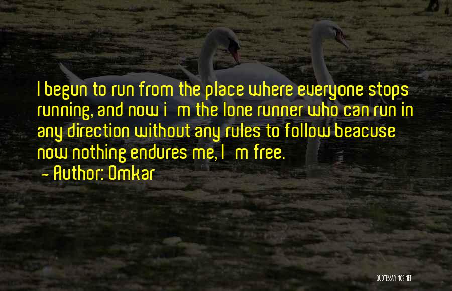 Free Run Quotes By Omkar