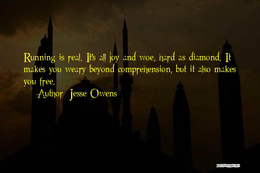 Free Running Quotes By Jesse Owens