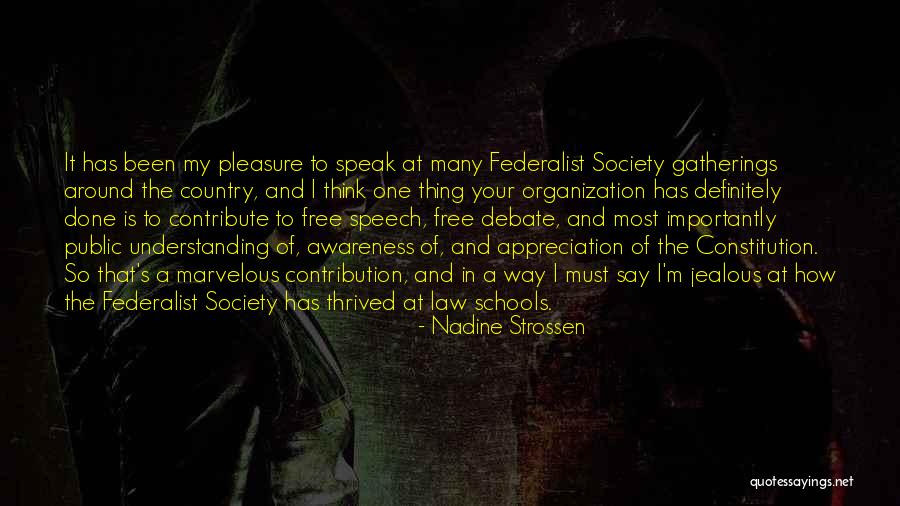 Free Speech In Schools Quotes By Nadine Strossen Free Speech In Schools Quotes By Nadine Strossen