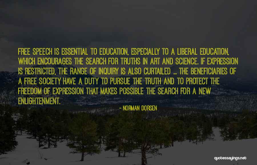 Free Speech Quotes By Norman Dorsen