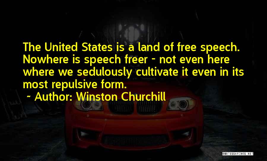 Free Speech Quotes By Winston Churchill