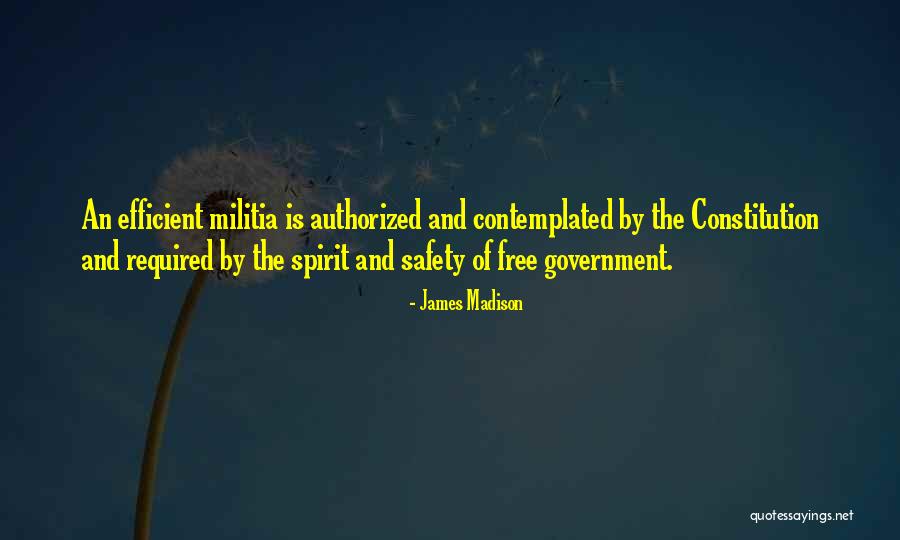 Free Spirit Quotes By James Madison