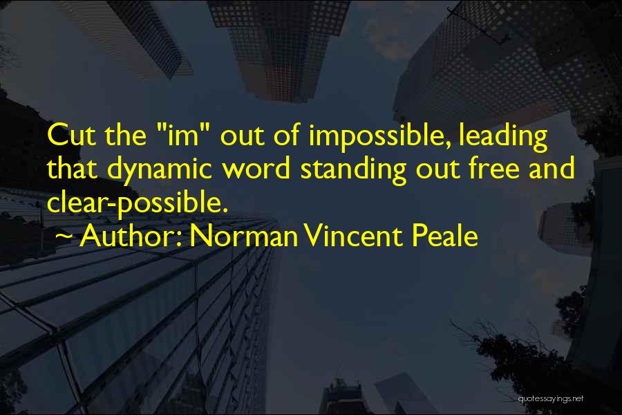 Free Standing Quotes By Norman Vincent Peale