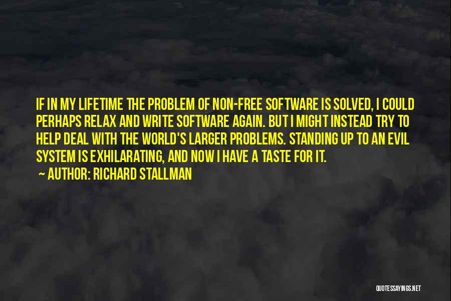 Free Standing Quotes By Richard Stallman