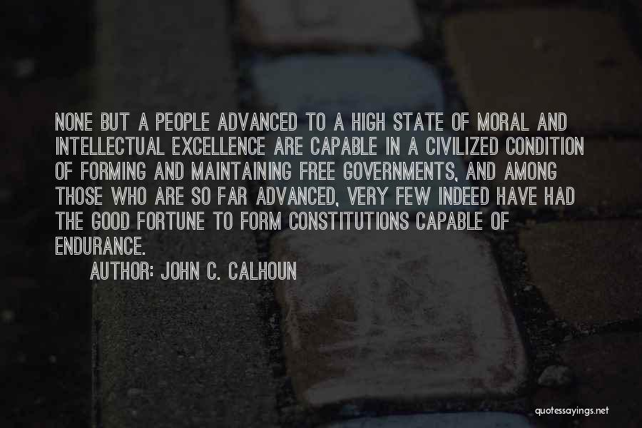 Free State Quotes By John C. Calhoun