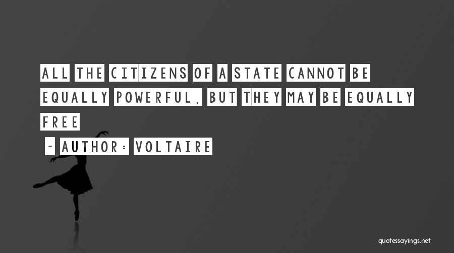 Free State Quotes By Voltaire