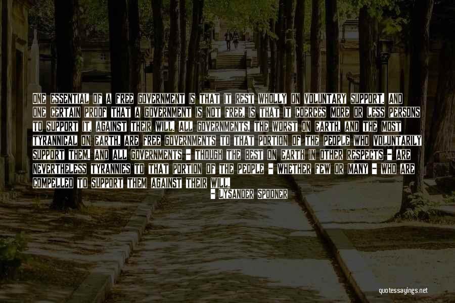 Free Support Quotes By Lysander Spooner Free Support Quotes By Lysander Spooner