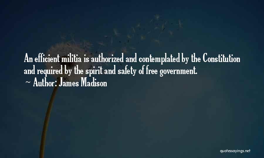 Free The Spirit Quotes By James Madison