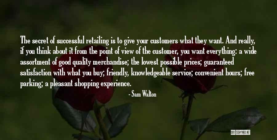 Free Thinking Of You Quotes By Sam Walton