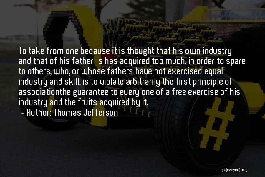 Free Thought Quotes By Thomas Jefferson