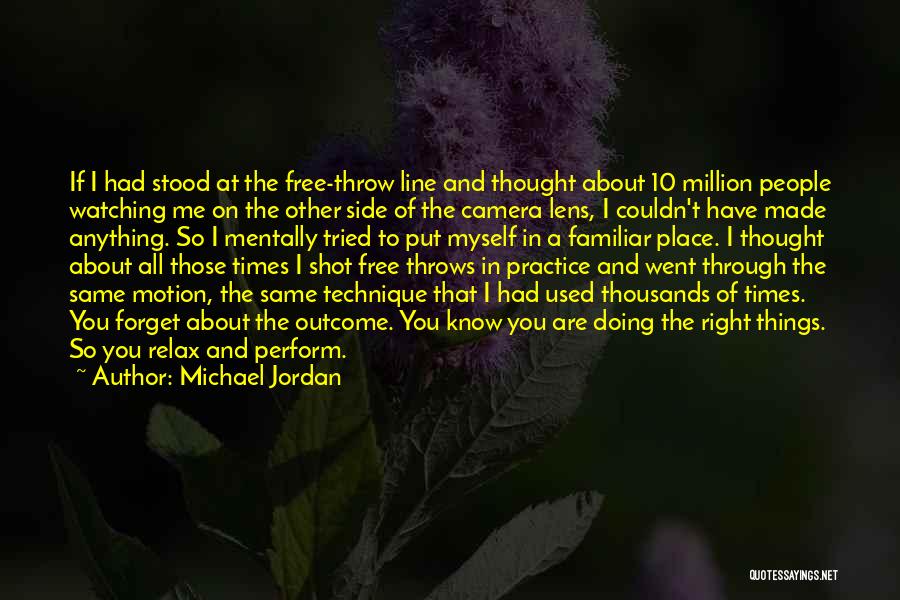 Free Throw Line Quotes By Michael Jordan