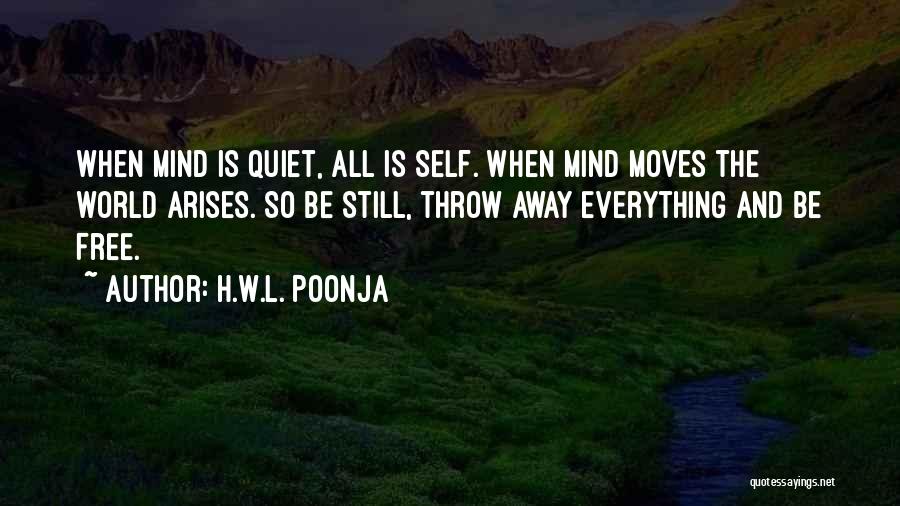 Free Throw Quotes By H.W.L. Poonja