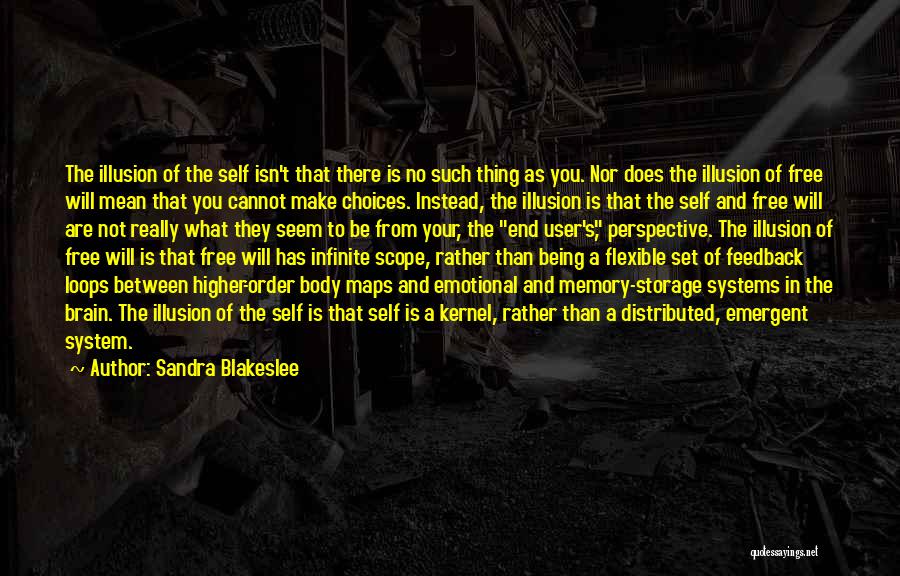 Free To Make Your Own Choices Quotes By Sandra Blakeslee