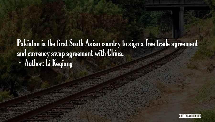 Free Trade Agreement Quotes By Li Keqiang