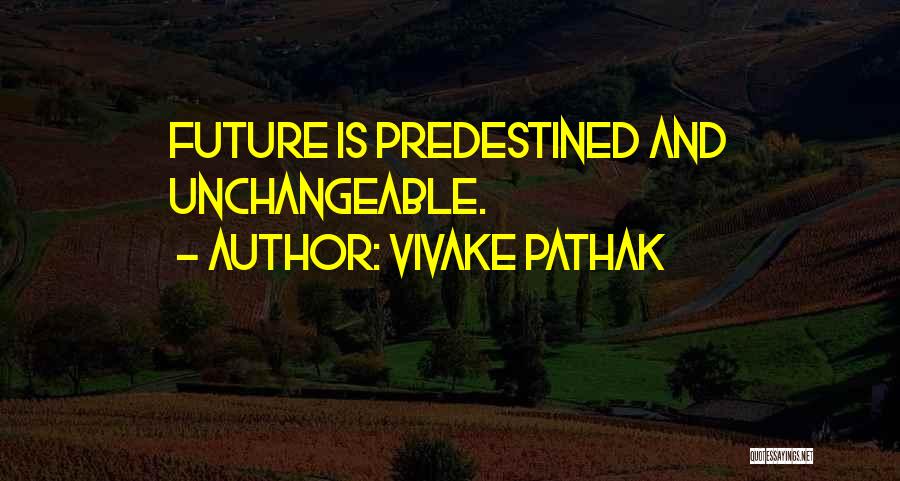 Free Will And Determinism Quotes By Vivake Pathak