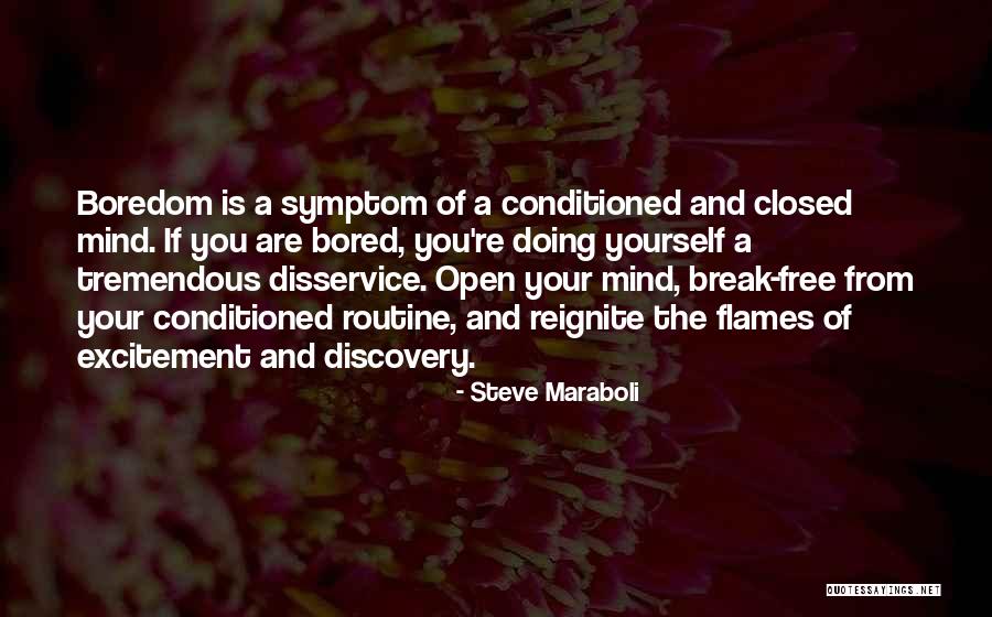 Free Your Mind Quotes By Steve Maraboli