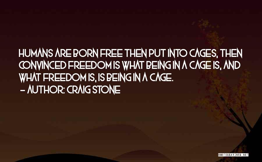 Freedom And Cages Quotes By Craig Stone