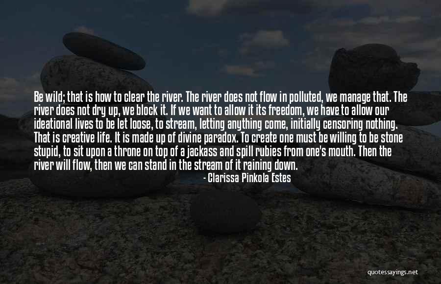 Freedom And Creativity Quotes By Clarissa Pinkola Estes Freedom And Creativity Quotes By Clarissa Pinkola Estes