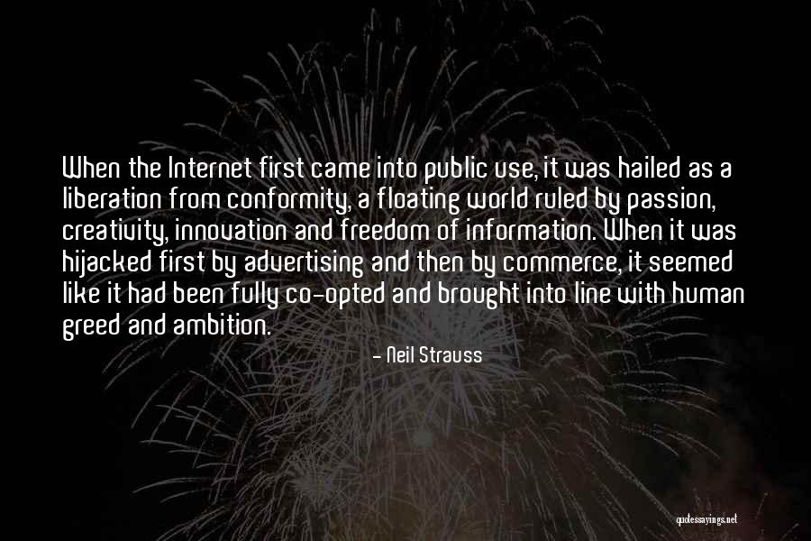 Freedom And Creativity Quotes By Neil Strauss Freedom And Creativity Quotes By Neil Strauss