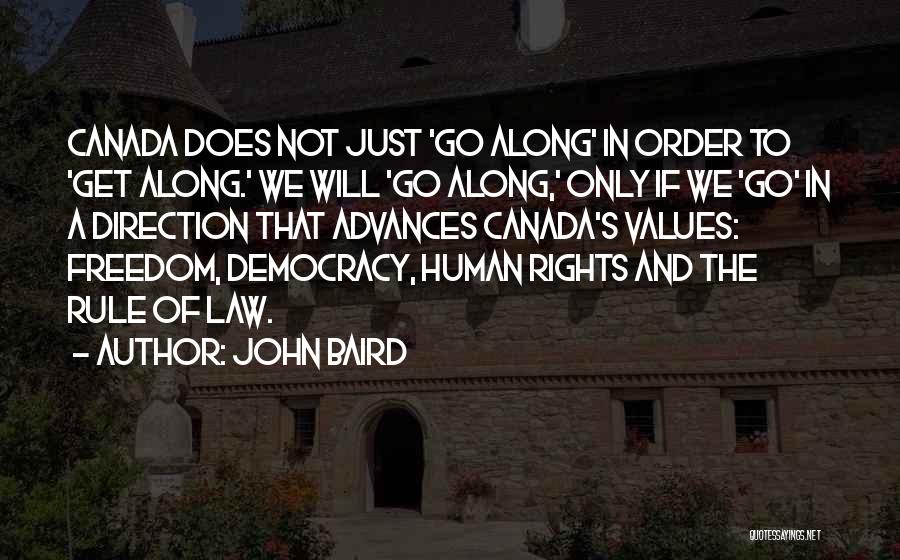 Freedom And Democracy Quotes By John Baird