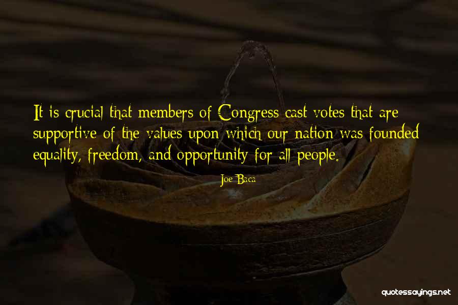 Freedom And Equality Quotes By Joe Baca Freedom And Equality Quotes By Joe Baca