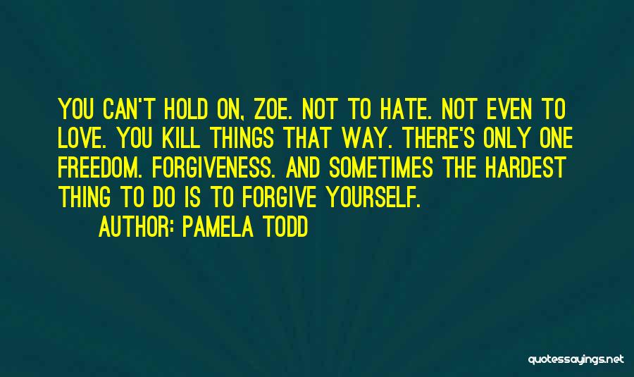 Freedom And Forgiveness Quotes By Pamela Todd