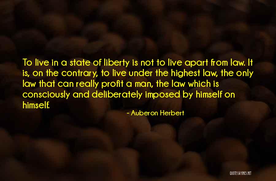 Freedom And Liberty Quotes By Auberon Herbert