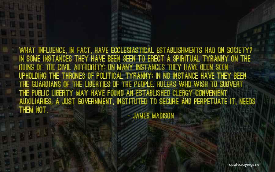 Freedom And Liberty Quotes By James Madison