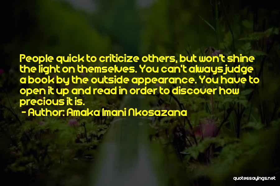 Freedom And Living Life Quotes By Amaka Imani Nkosazana