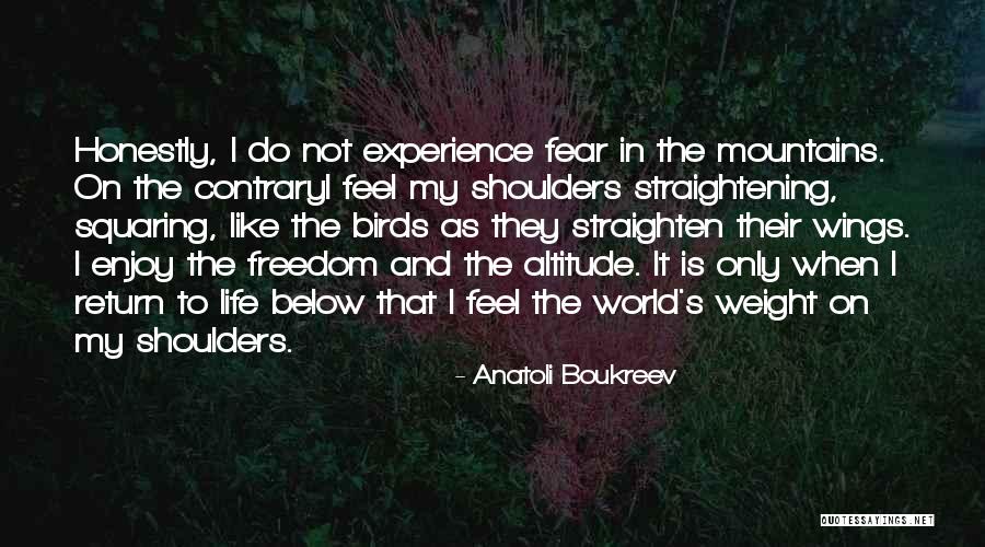 Freedom And Mountains Quotes By Anatoli Boukreev Freedom And Mountains Quotes By Anatoli Boukreev
