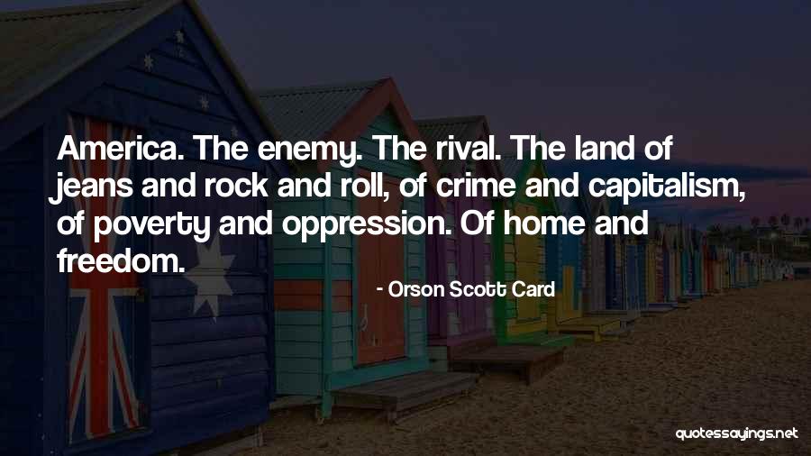 Freedom And Oppression Quotes By Orson Scott Card Freedom And Oppression Quotes By Orson Scott Card