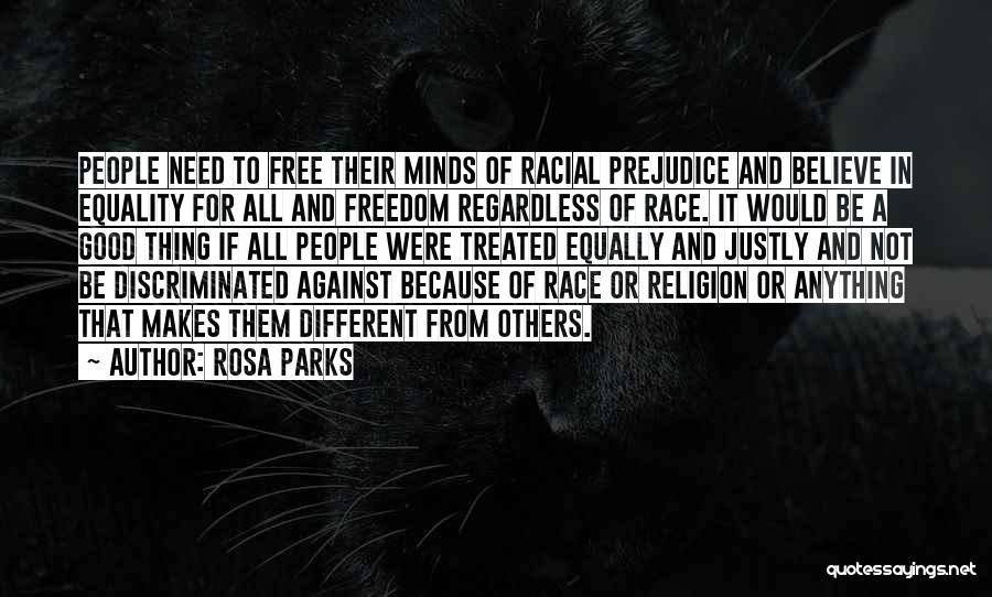 Freedom And Religion Quotes By Rosa Parks