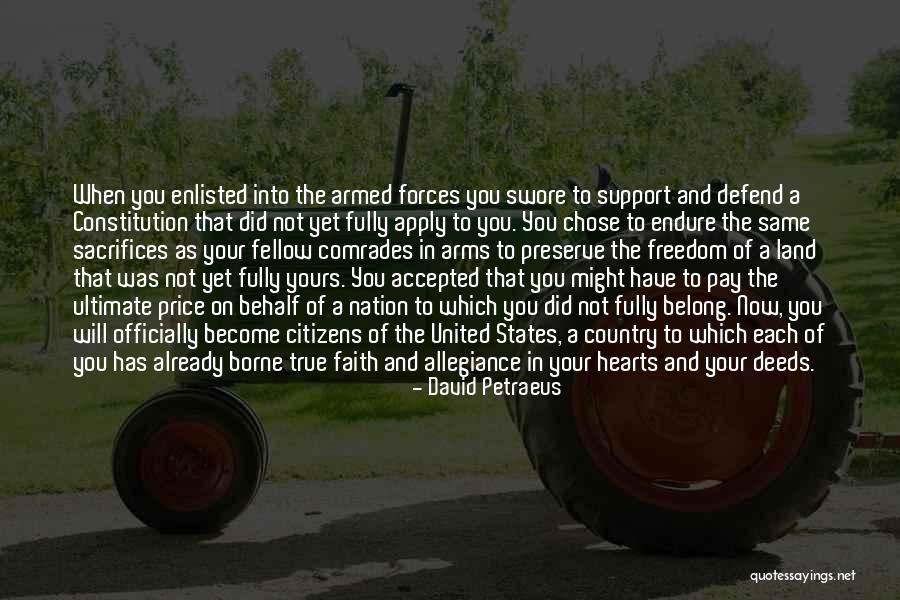 Freedom And Sacrifice Quotes By David Petraeus Freedom And Sacrifice Quotes By David Petraeus