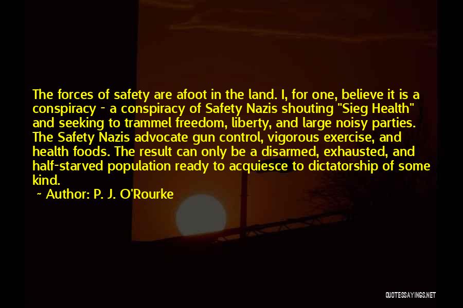 Freedom And Safety Quotes By P. J. O'Rourke
