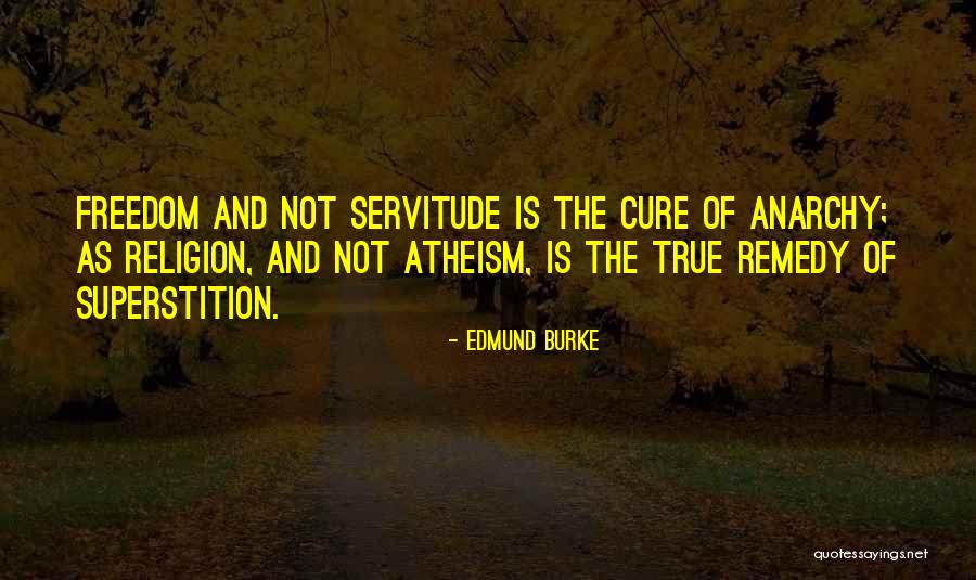 Freedom And Servitude Quotes By Edmund Burke Freedom And Servitude Quotes By Edmund Burke