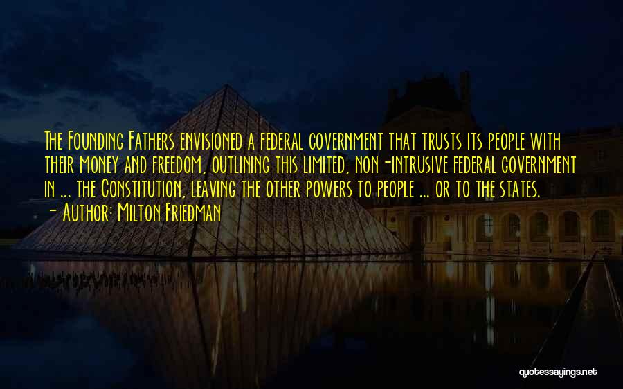 Freedom By Founding Fathers Quotes By Milton Friedman