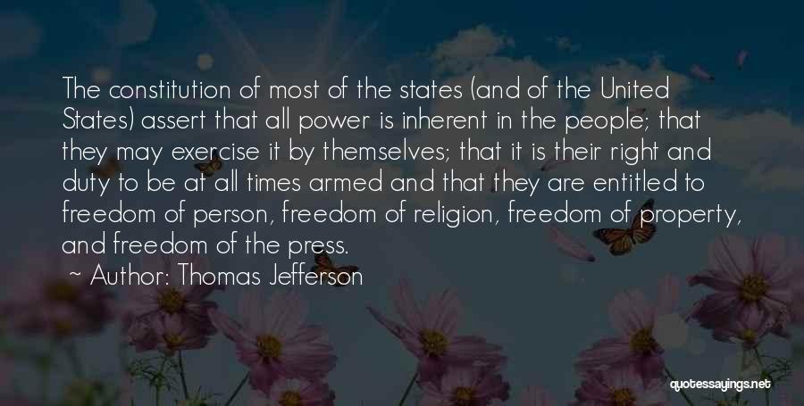 Freedom By Thomas Jefferson Quotes By Thomas Jefferson